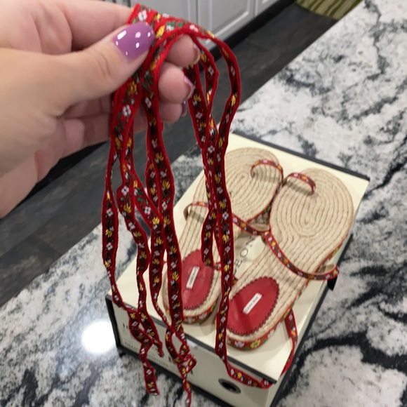 Summer sandals wrap around ankle - Picture 2 of 7